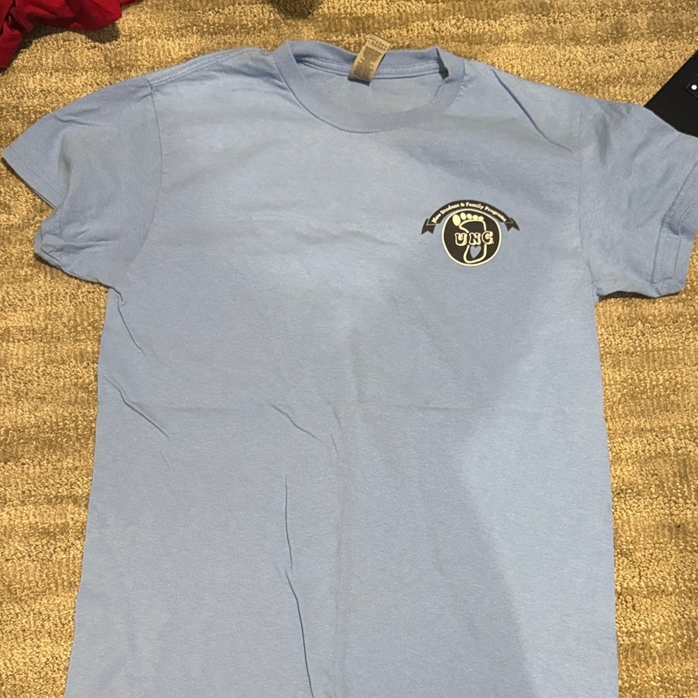 Light Blue Short-Sleeve Logo Crewneck T-Shirt UNC Chapel Hill